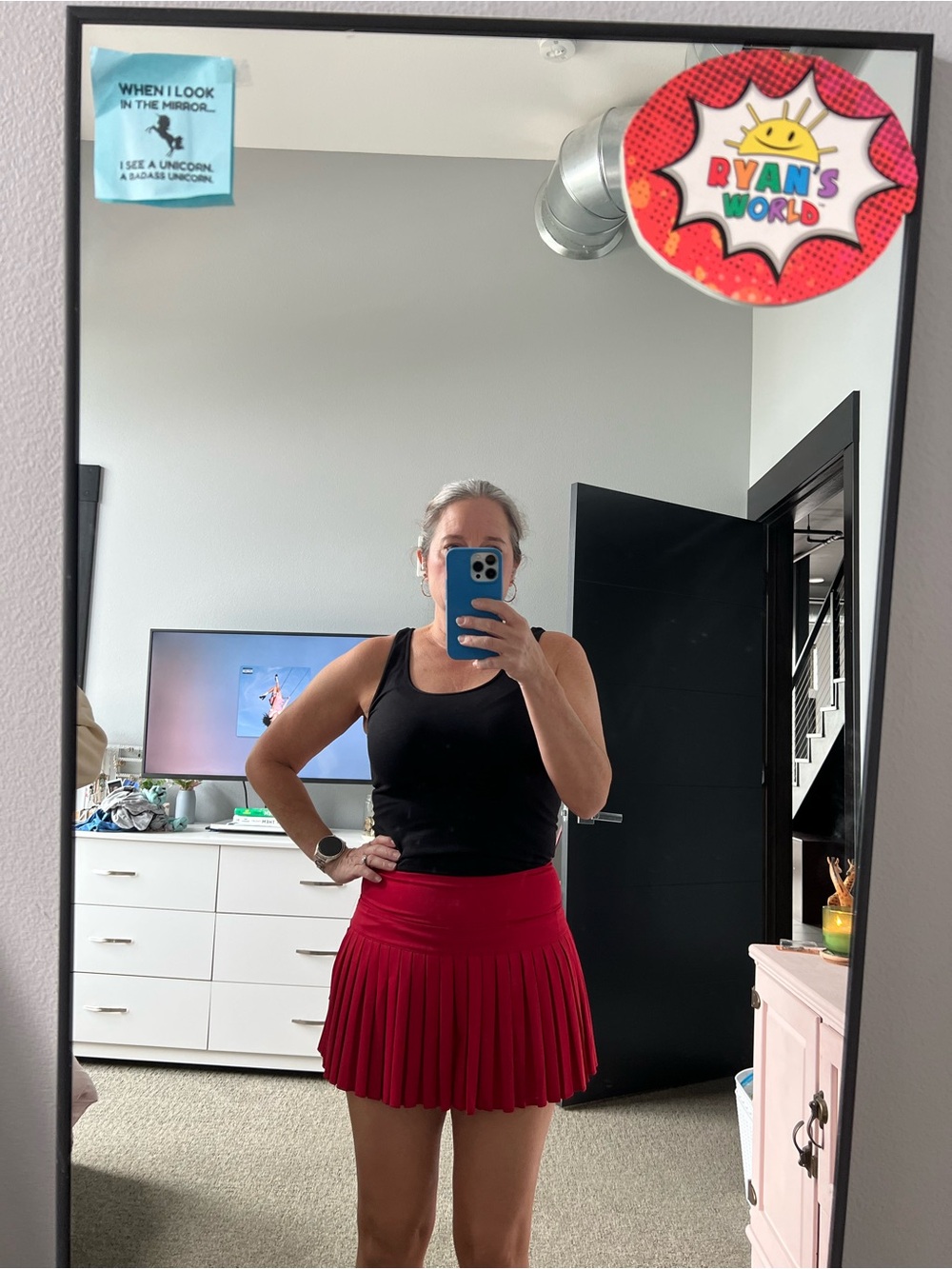 Gold Hinge Ruby Pleated Tennis Skirt - NWT